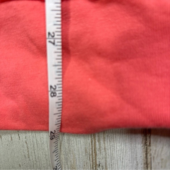 Lane Bryant Relaxed Fit Coral Pink Short Sleeve Beaded Shirt Size 22/24 - Picture 10 of 15